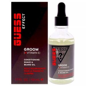 Guess Effect Groom Conditioning Shave and Beard Oil by Guess 1.7 oz 50 ml Oil.